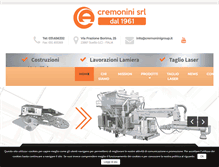 Tablet Screenshot of cremoninigroup.it